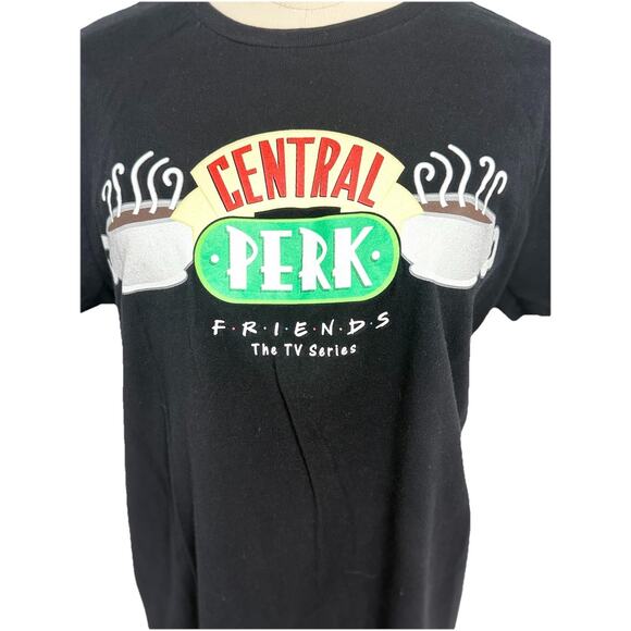 Friends TV Show Central Perk T-Shirt Adult Medium Short Sleeve Black Unisex - Picture 4 of 5